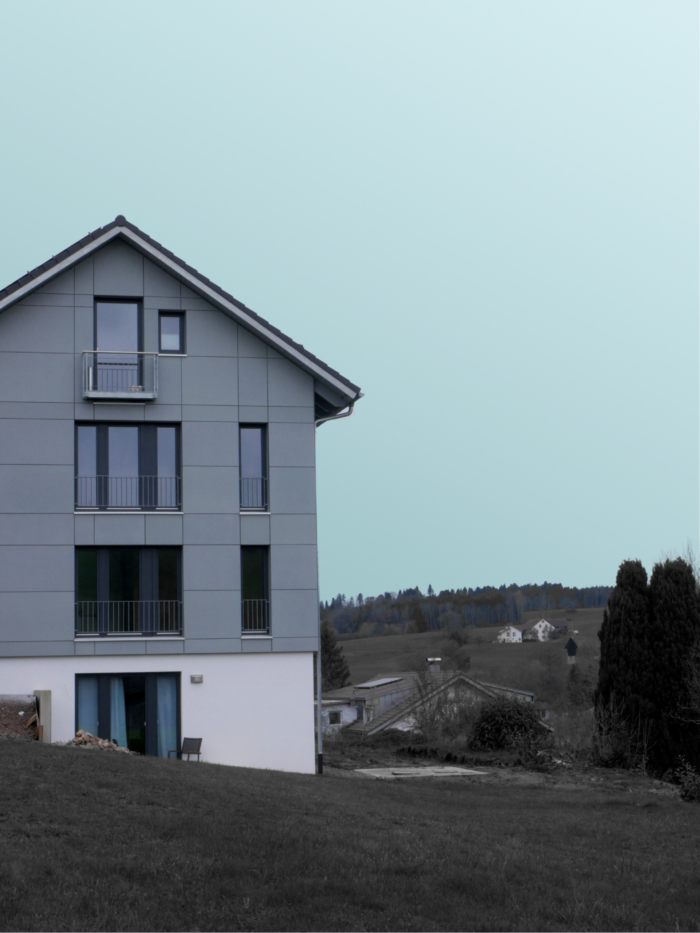 Holzmassivbau, Mehrfamilienhaus, Minimalistisch, Modern, Neubau, Vorfertigung